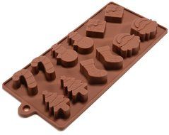 RoseSummer Christmas Silicone Fondant Mold Chocolate Cake Baking N4