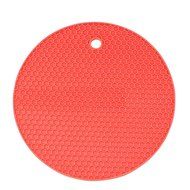 Kaimao Silicone Round Coasters Heat Resistant and Non-slip for Trivets, Potholders, Table Mats 18cm*18cm/7.09"... N4