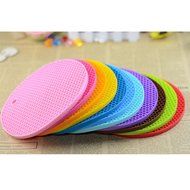 Kaimao Silicone Round Coasters Heat Resistant and Non-slip for Trivets, Potholders, Table Mats 18cm*18cm/7.09"... N9