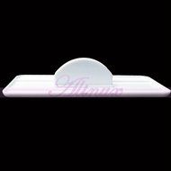 Generic Rectangular Fondant Cake Pie Icing Polisher Surface Smoother Decorating Tool(White) N3