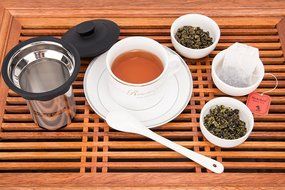Loose Tea Infuser Filter Extra Fine Mesh Stainless Strainer Steeper Basket for Brewing Steeping Loose Leaf Tea... N4