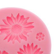 Sher DIY Baking 3D Chrysanthemum Style Cookie Biscuit Mold (Random Color)