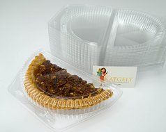 Katgely 8 Inch Plastic Pie Containers With Deep Dome (Pack of 20) N8