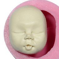 Sher Silicone Mould Baby&iexcl;&macr;S FACE Sugarcraft Cake Decorating Fondant Fimo Mold N2