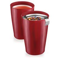 Tea Fort&eacute;&reg; KATI Cup Loose Leaf Tea Brewing System, Cranberry Red N8