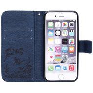 iPhone 7 Case,iPhone 7 Wallet Case,Phezen Serect Garden Series Butterfly Flower Bling Diamod Inlaid PU Leather... N24