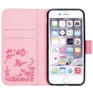 iPhone 7 Case,iPhone 7 Wallet Case,Phezen Serect Garden Series Butterfly Flower Bling Diamod Inlaid PU Leather... N38
