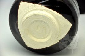 Japanese Mino Yaki ware Matcha Bowl Green Tea 11.5 / 11.5 / 8cm (4.5 / 4.5 / 3.1inch)[7334] N6