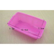 Y&amp;XL&amp;H Silicone Bakeware Chocolate Cake Jelly Pudding Mold With Baking Oven Silicone Mold (Rectangle) (Color Random)