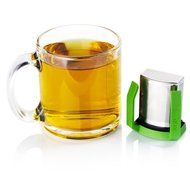 Boco Clip On Tea Infuser Brewer For Office w/ Drip Catcher. Sip While Brewing Too! (KLiP - Sky Blue) N18