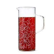Poinsettia Glass Pitcher by Teavana N2