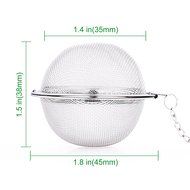 Tea Infuser,Possiave Stainless Steel Mesh Tea Balls with Brush -Quality Stainless Steel - Durable and Rust Resistant... N6