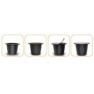 C&amp;M 02 - 100pcs Black Color New Empty Capsule Compatbile All Include The Lastest Nespresso Machines (Fillable... N5