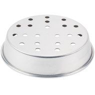 American Metalcraft A90071.5P 7" x 1 1/2" Perforated Standard Weight Aluminum Tapered / Nesting Pizza Pan N2