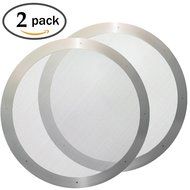 2 Amagabeli Home 304GLWP001 Ultra Fine Reusable Stainless Steel Mesh Aeropress Coffee Filter N3