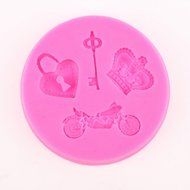 HT BAKEWARE | Crown and Motorcycle Silicone Mold N2