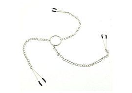 New Bondage Breast Nipple Vaginal Clit Clip Clamp Metal Chain N5