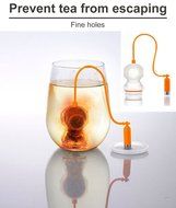 Sino Banyan Tea Infuser Strainer,Set of 2,without Scalding Fingers,Swan N10