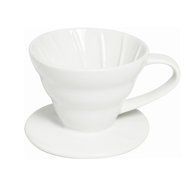 Ceramic Coffee Dripper, 2-4 Cup (White)