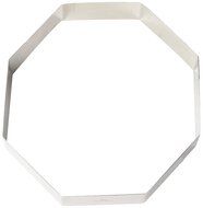 Fat Daddio's Stainless Steel Octagon Cake and Pastry Ring, 8 Inch x 2 Inch N3