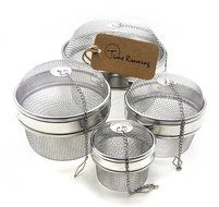 Time Roaming 3.5"D stainless steel mesh tea ball infuser N6
