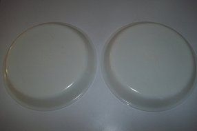 Pair of 309 White Pyrex 9" Pie Plates