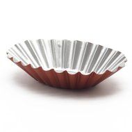 Wenwins non stick Bakeware pie pan mini tart pan cake mold 6 pack gold