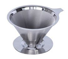 Stainless Steel Coffee Filter with Cup Stand,Reusable Paperless Pour Over Coffee Dripper and Measuring Coffee... N8