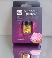 Vegan*Natural Colour Edible Gold Glitter Flakes Edible Cake toppers Topping ingredients N2