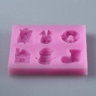 Y&amp;XL&amp;H Christmas Products Fondant Cake Chocolate Silicone Mold, Fondant Cake Chocolate Silicone Mold, Decoration... N4