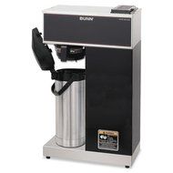 BUNN - Airpot Coffee Brewer, Brews 3.8gal, Stainless Steel w/Black Accents VPR-APS (DMi EA