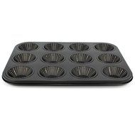 Ezeso 12-Cavity Nonstick Carbon Steel Egg Tart Mold Pan N2