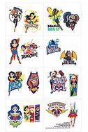 DC Super Hero Girls Tattoos Set of 16 Tattoos