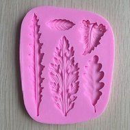 Sher Leaves Leaf Shaped Fondant Cake Chocolate Silicone Molds,Decoration Tools Bakeware N3