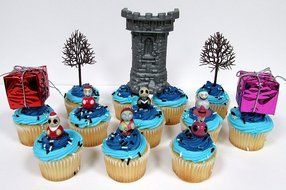 Nightmare Before Christmas Birthday Cupcake Topper Set N6