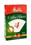 No. 4 Cone White Paper Coffee Filter N3