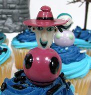 Nightmare Before Christmas Birthday Cupcake Topper Set N7