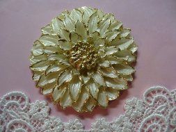 Dahlia Flower, fondant, wax, food, cake Silicone Mold By Oh! Sweet Art FDA Approved for Food