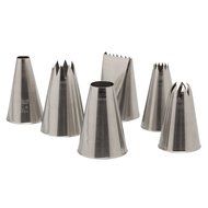 Ateco 6-Piece Pastry Tube and Tips Set N2