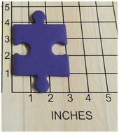 Puzzle Piece Shaped Fondant Cookie Cutter #1118 N2