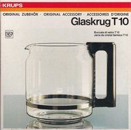 Krups Glaskrug T10 Black Handle N3