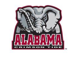 1/4 Sheet ~ University of Alabama Logo ~ Edible Image Cake/Cupcake Topper!!! by Quantumchaos Media