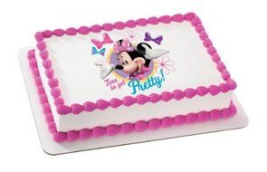 Minnie Mouse Edible Cake Topper Decoration