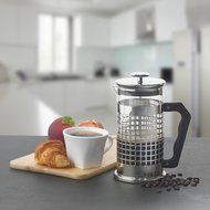 Bialetti 06708 Trendy 8-Cup French Press Coffee Maker, Stainless Steel, Silver N2
