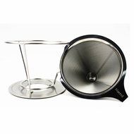 BLACK FRIDAY SALE - Reusable Pour Over Coffee Filter &ndash; Best Paperless Coffee Dripper with Double Layer Fine Mesh... N3