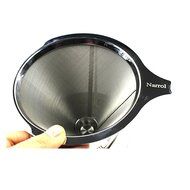 BLACK FRIDAY SALE - Reusable Pour Over Coffee Filter &ndash; Best Paperless Coffee Dripper with Double Layer Fine Mesh... N4