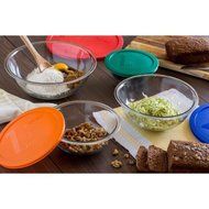 Pyrex 8-Piece Smart Essentials Microwave Safe Mixing Bowl Set N3