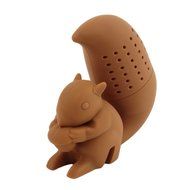New Arrival Cute Silicone Squirrel Shape Tea Infuser Loose Leaf Strainer Bag Mug Filter Diffuser Holder Tea (Coffee) N4