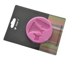 FOUR-C Fondant Decorating Mould Wedding Dress Gum Paste Molds Color Pink N3
