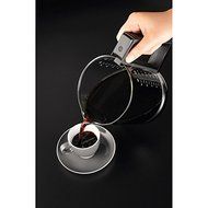 KRUPS KM468950 Matte Black 10-Cup 850-watts Auto Shut Off Moka Brewer Filter Coffee Maker with Permanent Filter N7